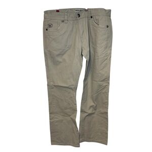 Mek Dnm Men's Jeans Milton T2 Straight Fit 100% Cotton Denim Khaki 40W X 34L